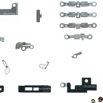 Full Set Με Βίδες Μεταλλίκια Καλύμματα Kαι Πλαστικά Εξαρτήματα Για iPhone XS