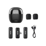 BOYA BY-WM3T-U2 2,4GHz Mobile wireless mic For Android USB-C (2 transmitters, two person vlog) - Image 5