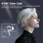 QCY Melobuds Neo White - TWS BT Earbuds with LED Display, Dual Connection, Anti-air calls 7h - Image 5