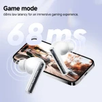 QCY Melobuds Neo White - TWS BT Earbuds with LED Display, Dual Connection, Anti-air calls 7h - Image 3