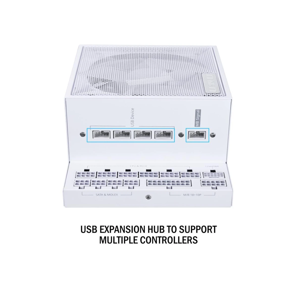 Lian Li Edge 1000W White 80+ Platinum, Fully Modular SFX PSU - Image 2