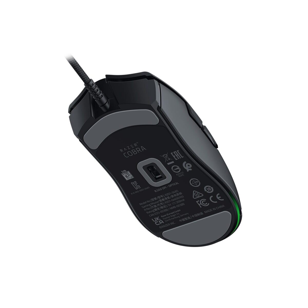 Razer COBRA - 56g Lightweight Gaming Mouse - RGB UNDERGLOW - 8500 DPI - Image 4