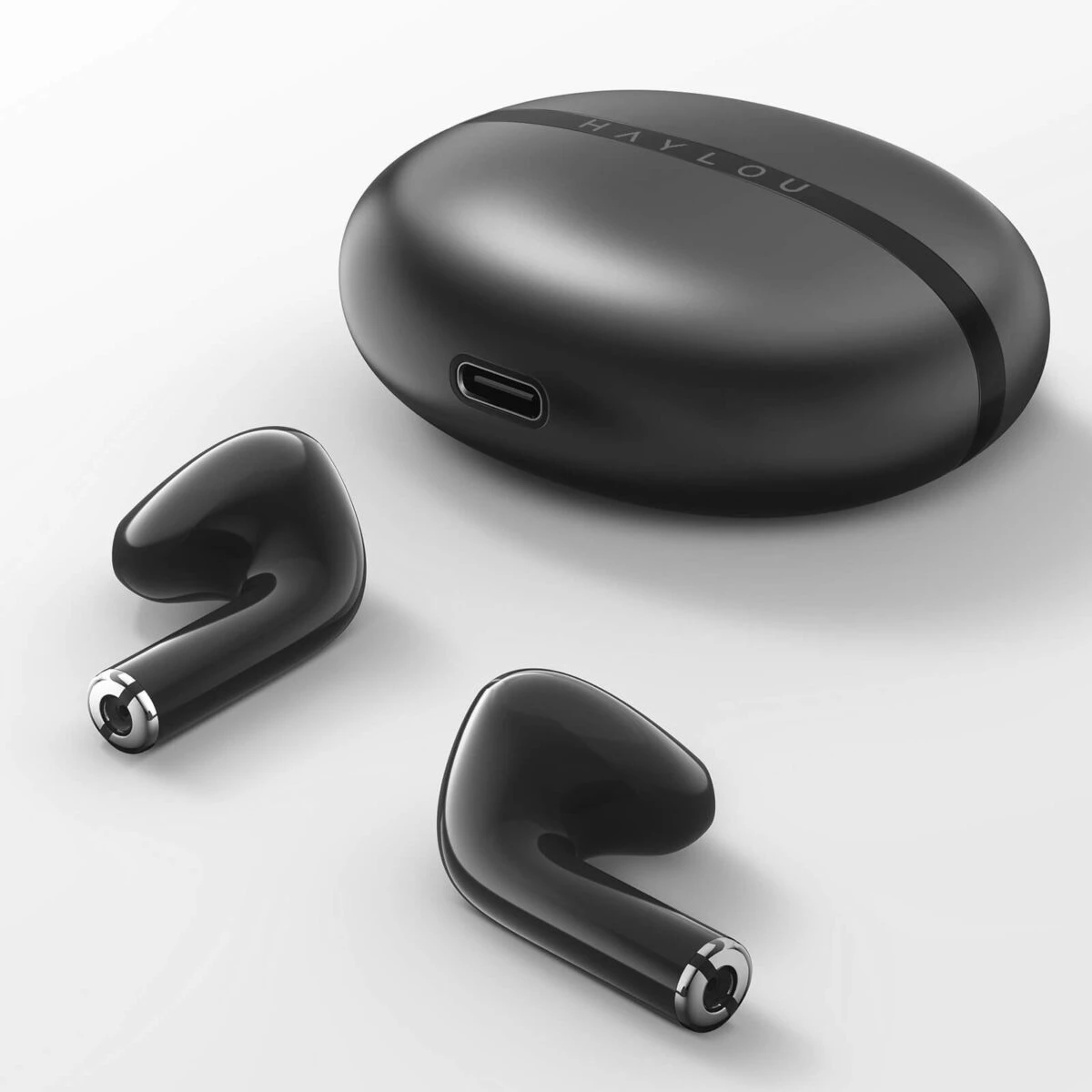 Haylou X1 2023 Black - Bluetooth TWS Semi-Ear Earbuds Bt 5.3 12mm dynamic coil 24h IPX4 Waterproof - Image 2