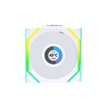 Lian Li UNIFAN SL Wireless LCD 120 -3PCS White (Triple pack include Controller) - Case Fan - Image 3