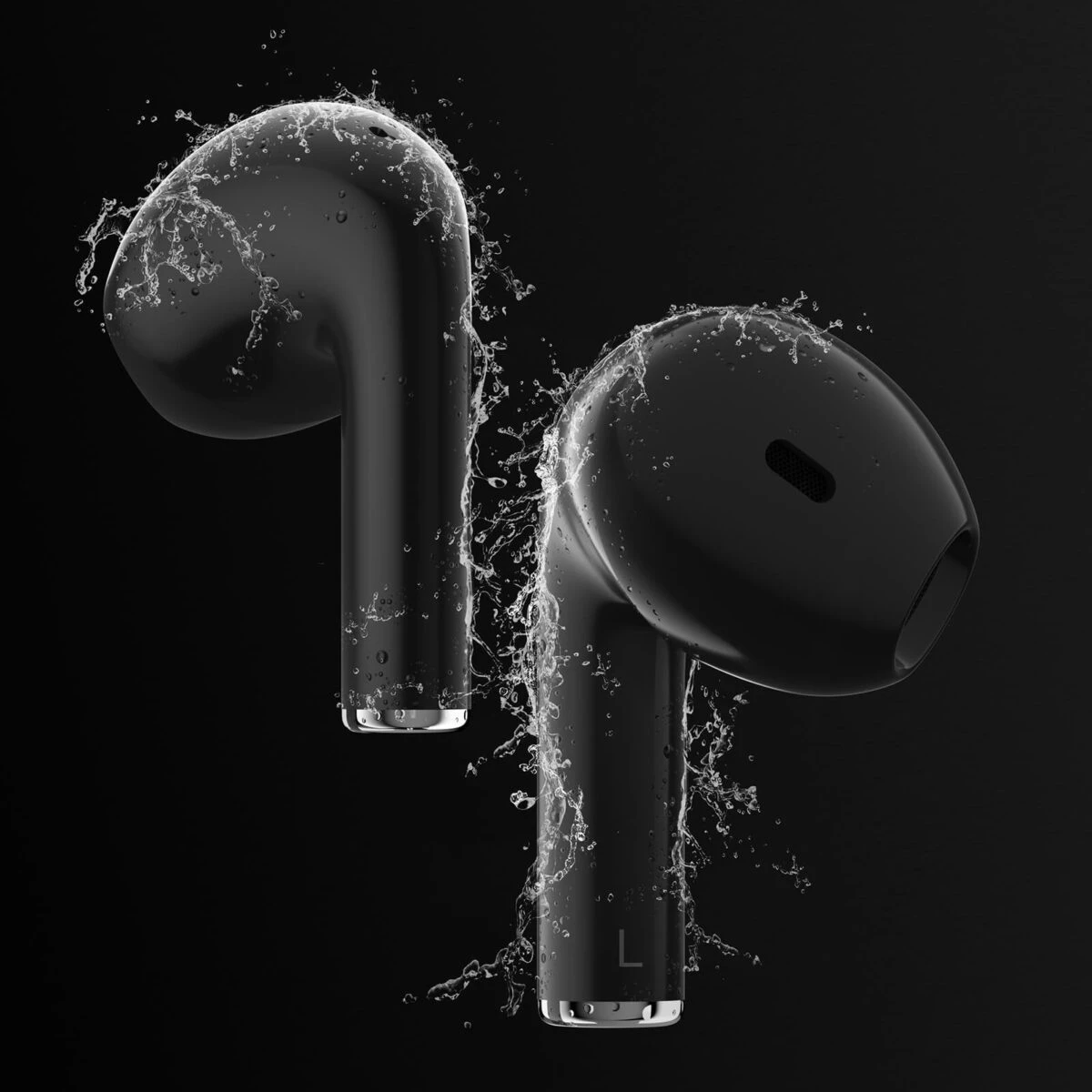 Haylou X1 2023 Black - Bluetooth TWS Semi-Ear Earbuds Bt 5.3 12mm dynamic coil 24h IPX4 Waterproof - Image 3
