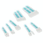 Kolink Core Adept Braided Cable Extension Kit – Brilliant White/Powder Blue - Image 2