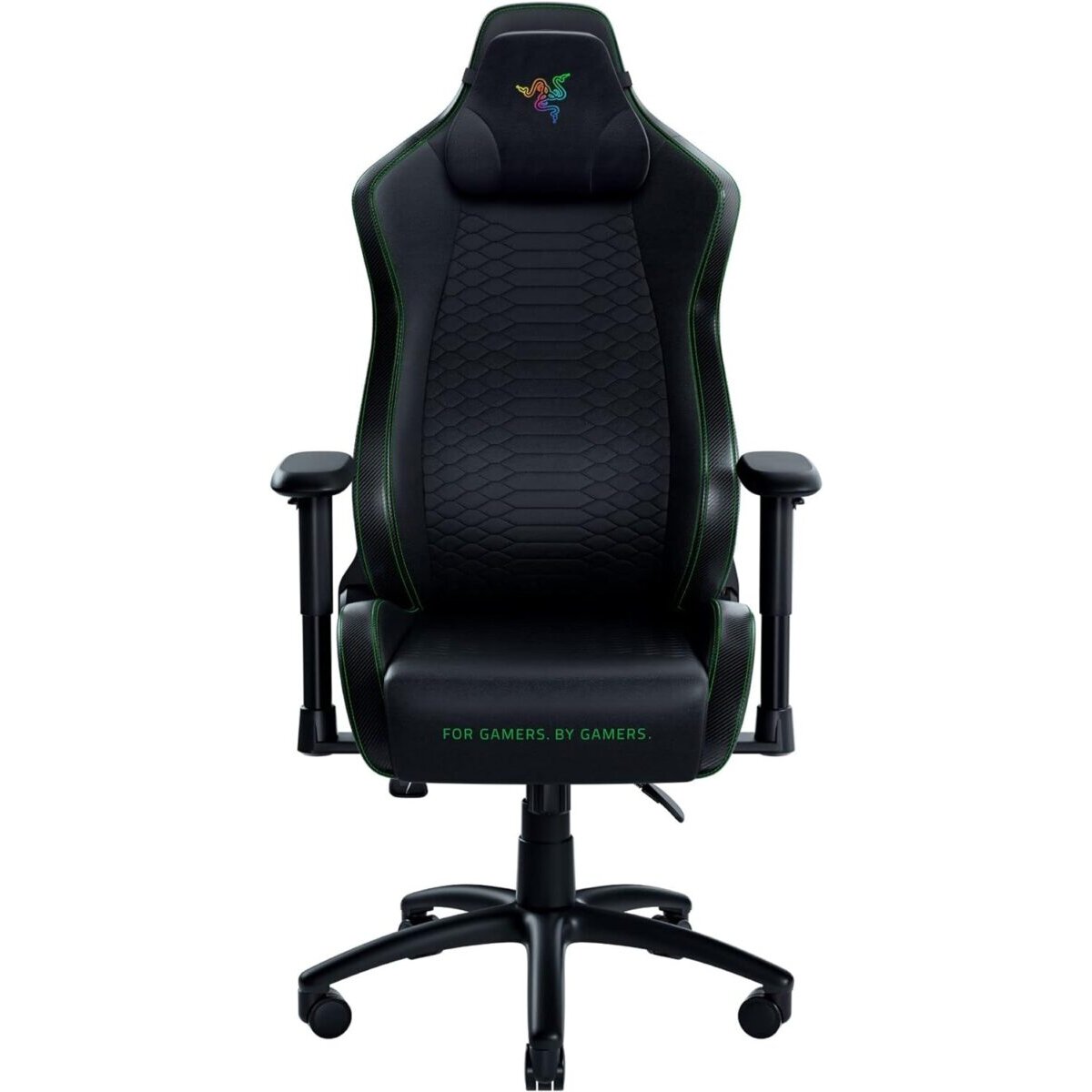 Razer HEAD CUSHION RGB - Neck & Head Support for Gaming Chair - Memory Foam - Velvet - Chroma RGB - Image 4