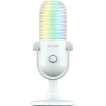 Razer SEIREN V3 CHROMA - WHITE - RGB USB Condenser Microphone - Gain Limiter - Build-in Shock Absorb