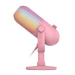 Razer SEIREN V3 CHROMA - QUARTZ - RGB USB Condenser Microphone - Gain Limiter - Build-in Shock Absor - Image 4