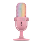 Razer SEIREN V3 CHROMA - QUARTZ - RGB USB Condenser Microphone - Gain Limiter - Build-in Shock Absor - Image 3