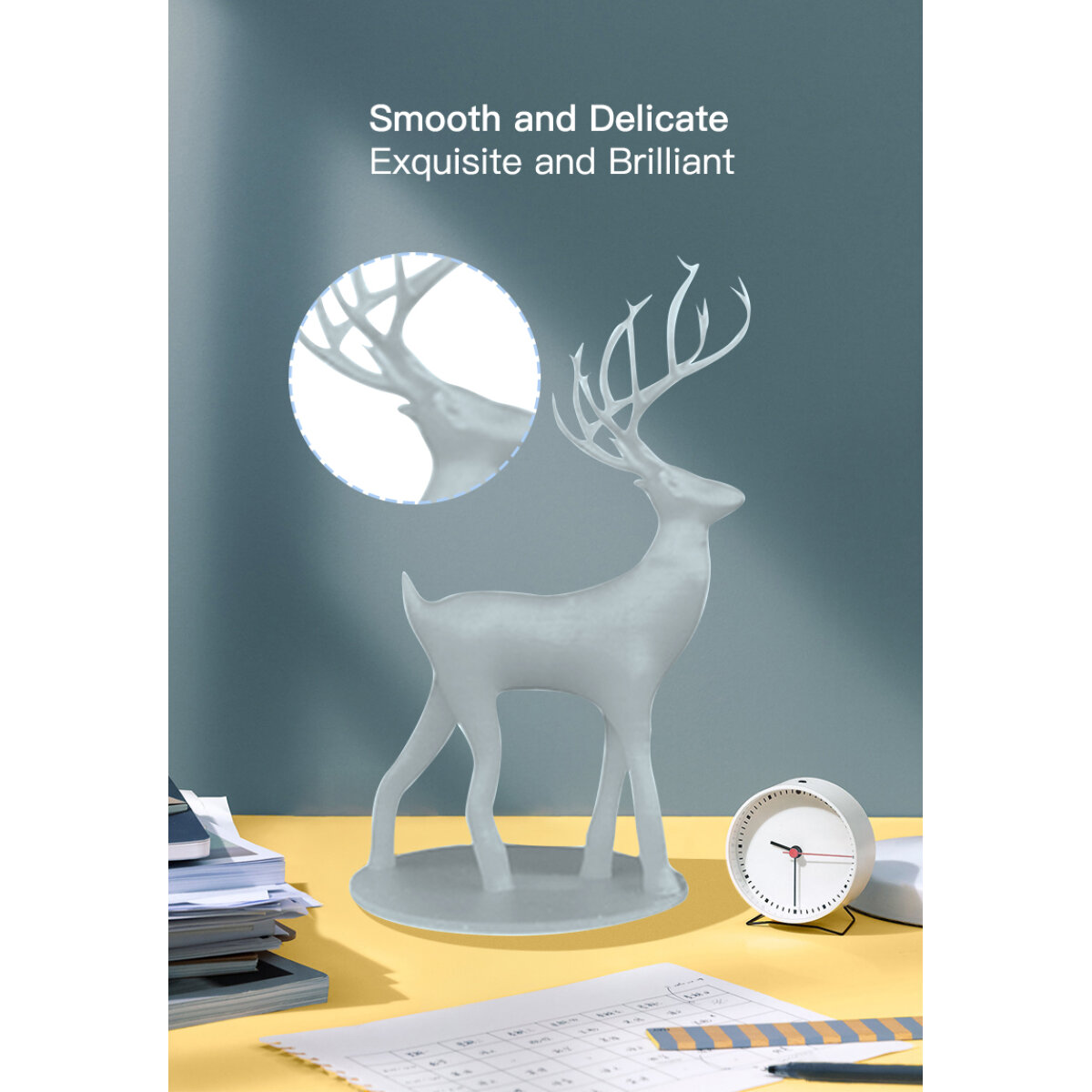 CREALITY Resin Plus Grey, 1kg Standard Rigid Resin Plus for 3D Printers gray 3302020089 - Image 4