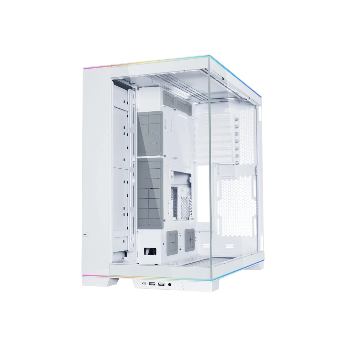 Lian Li O11D EVO RGB White - White EATX(under 280mm)/ATX Columnless Tower PC Case - Image 4
