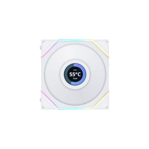 Lian Li UNIFAN TL LCD 120-1PCS Reverse White - Case Fan