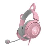 Razer KRAKEN KITTY V2 PRO - Quartz - RGB - USB 7.1 Gaming Headset - Kitty, Bear, Bunny Ears - Image 2