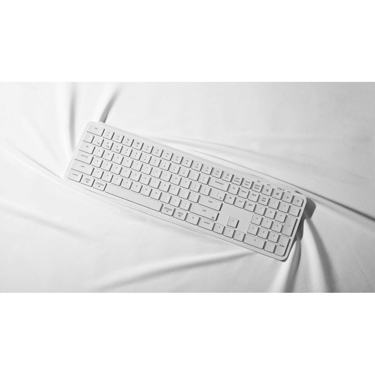Keychron B6 Pro (B6P-K8) Ultraslim Wireless BT Keyboard ZMK Online customizen-Ivory White 100% US - Image 2
