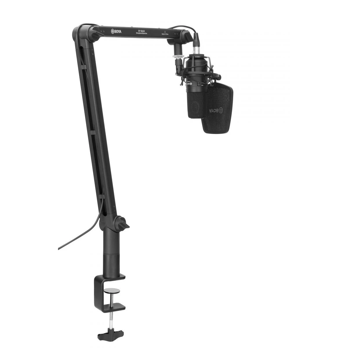 BOYA BY-BA30 microphone Arm mic stand Built-in Cable Catch - Image 2