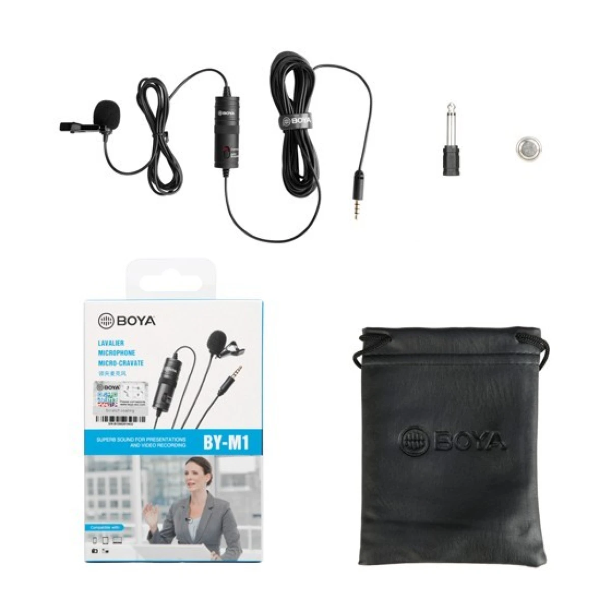 BOYA BY-M1 wired mic Universal Lavalier Microphone - Image 3