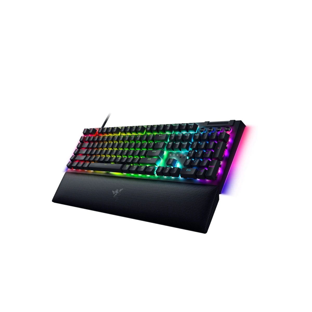 Razer BLACKWIDOW V4 - RGB Gaming Mechanical Keyboard - Underglow LED - Macro - Yellow Linear Switch - Image 4