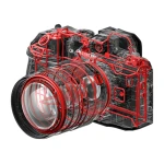 Olympus OM System OM-1 II body black w. CB-USB13 USB cable,  Shoulder strap, BLX-1 Li-ion battery - Image 3