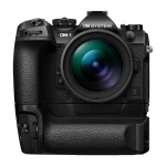 Olympus OM System OM-1 II body black w. CB-USB13 USB cable,  Shoulder strap, BLX-1 Li-ion battery - Image 5