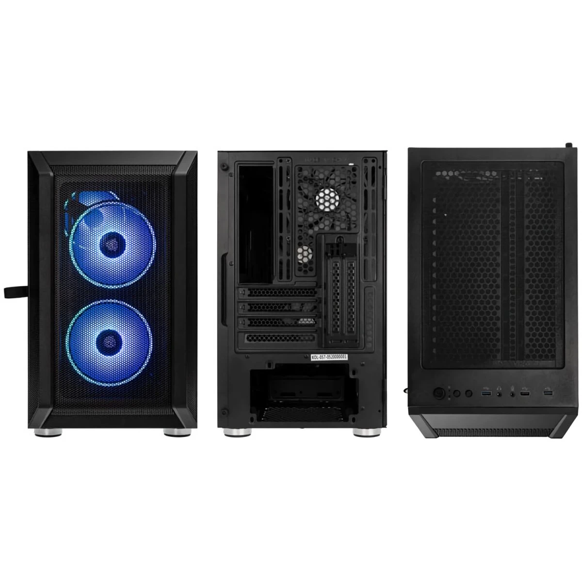 Kolink Citadel Mesh ARGB Micro-ATX Tower Tempered Glass PC Case (3 PWM fans) - Image 3