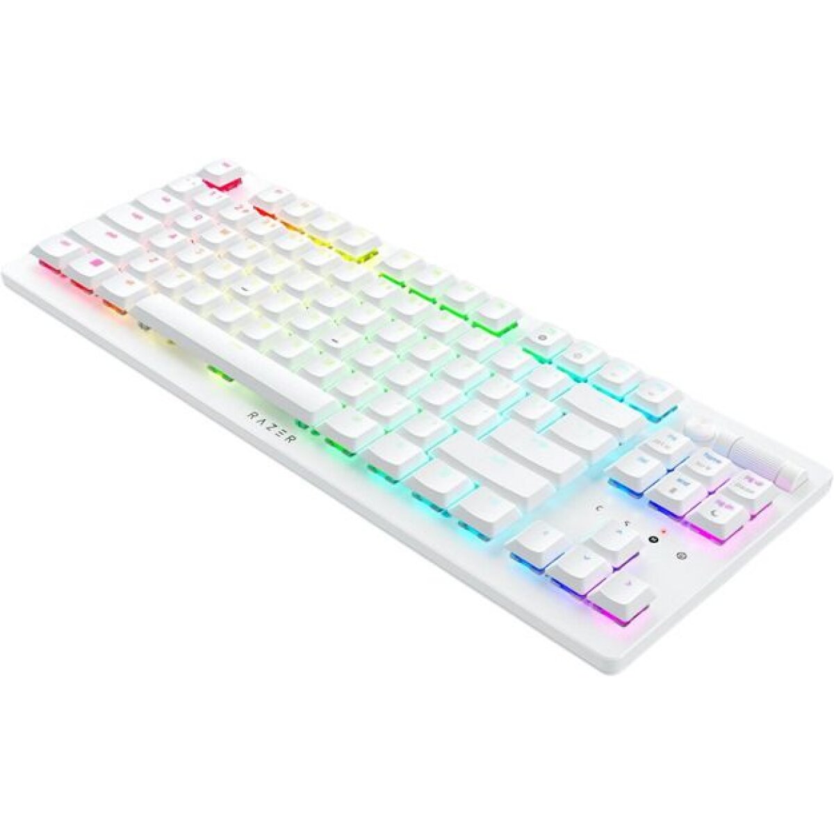 Razer DEATHSTALKER V2 PRO TKL WHITE - Wireless - Low Profile - Linear Red - Optical Switches - 50H - Image 3