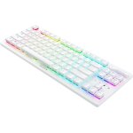 Razer DEATHSTALKER V2 PRO TKL WHITE - Wireless - Low Profile - Linear Red - Optical Switches - 50H - Image 3