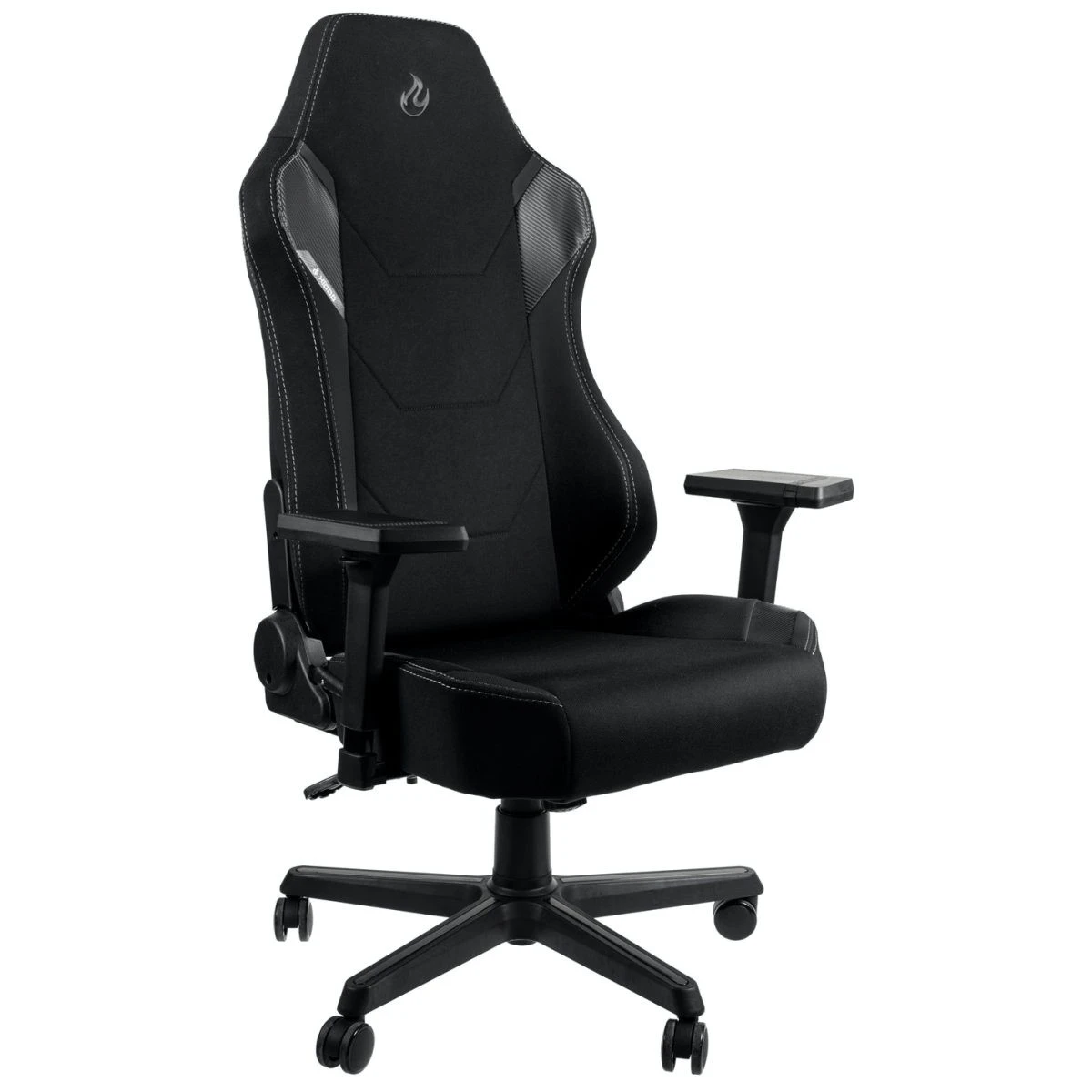 Nitro Concepts X1000 Gaming Chair - Quality Fabric & Cold Foam - Stealth Black - Image 2