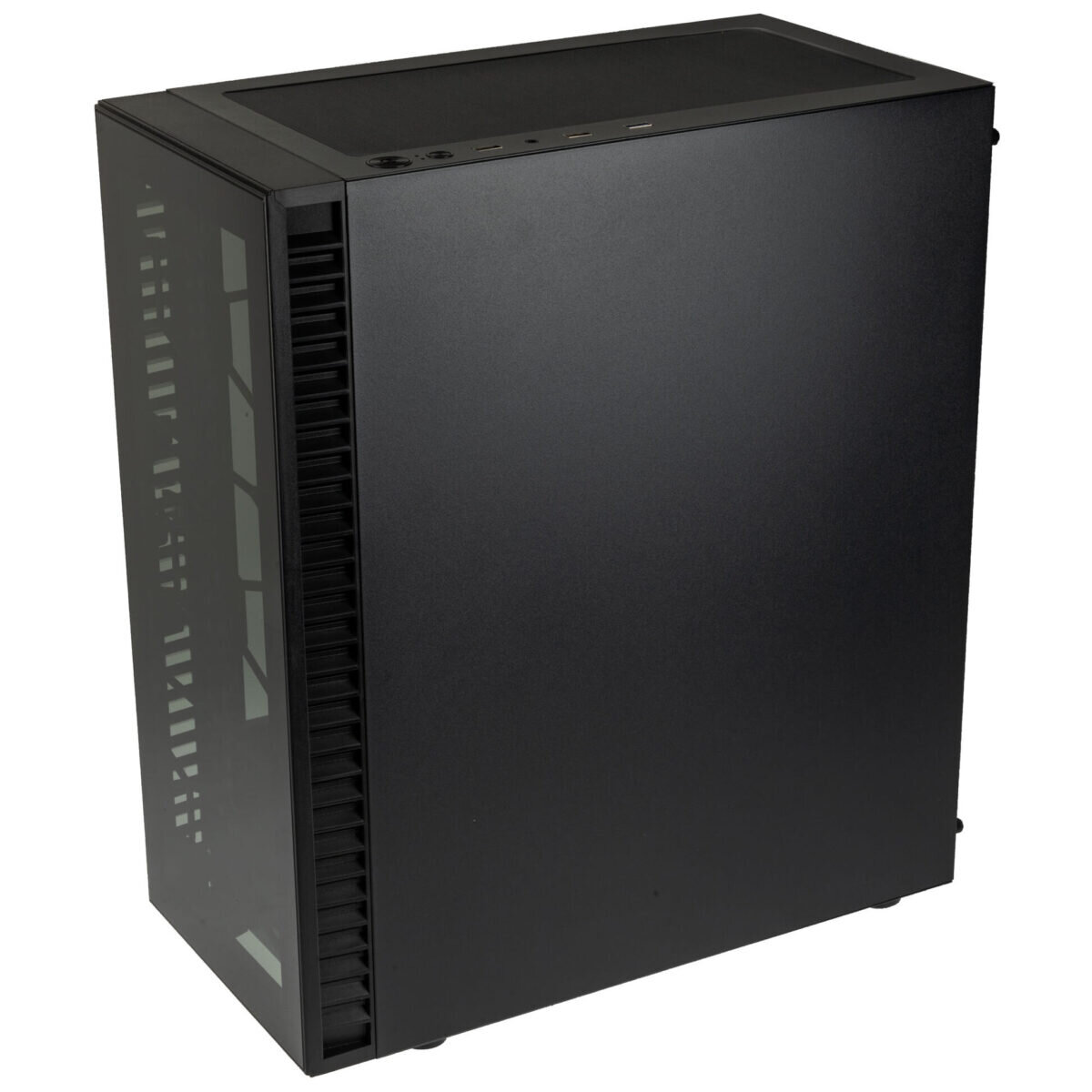 Kolink Observatory HF Glass Core Midi Tower Case - Black No Fans - Image 3