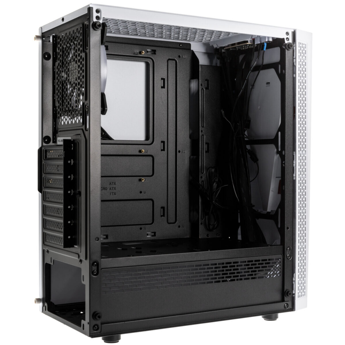 Kolink VOID RGB Midi-Tower - White - Tempered Glass Window - Image 5