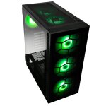 Kolink Observatory HF Plus Glass ARGB PWM Midi Tower Case - Black (with 6x120mm ARGB PWM Fans) - Image 2