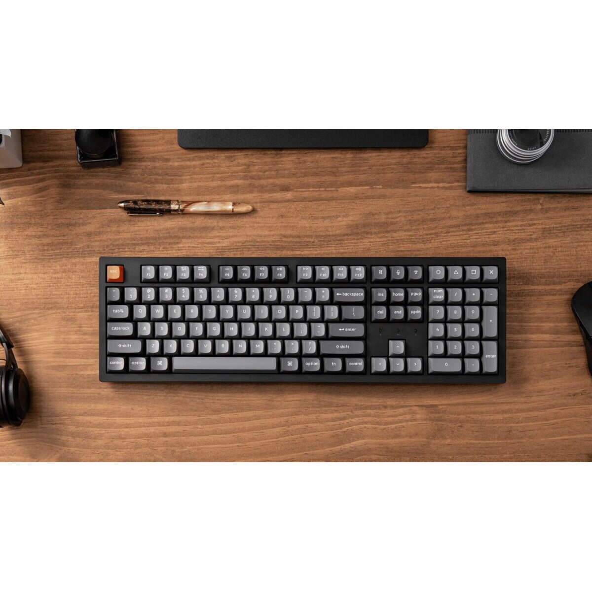 Keychron K10 Max (K10M-H1) QMK Wireless Mechanical Keyboard Red Switch RGB 100% US Layout - Image 2