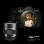 Olympus 75mm 1:1.8 BLACK M.ZUIKO DIGITAL (ET-M7518) Lense Micro FT - Image 4
