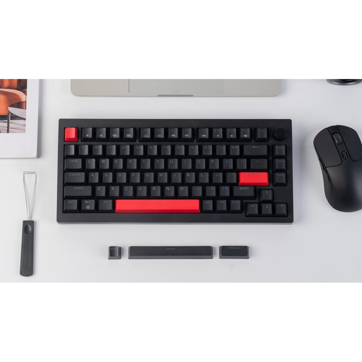 Lemokey X4 QMK (X4-A1) Wired Mechanical Keyboard 75% Red Switch US Layout - Image 2
