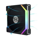 Lian Li UNI FAN SL 120 V2 Reverse Blade SL120V2 Black - aRGB PWM Case Fan (1pcs) no controller - Image 2