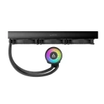 Arctic Liquid Freezer III 420mm A-RGB Black AIO CPU Water Cooler 3x P14 PWM PST A-RGB fan - Image 3