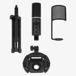 Streamplify MIC RGB microphone, USB-A, Black - incl. Tripod - Image 4