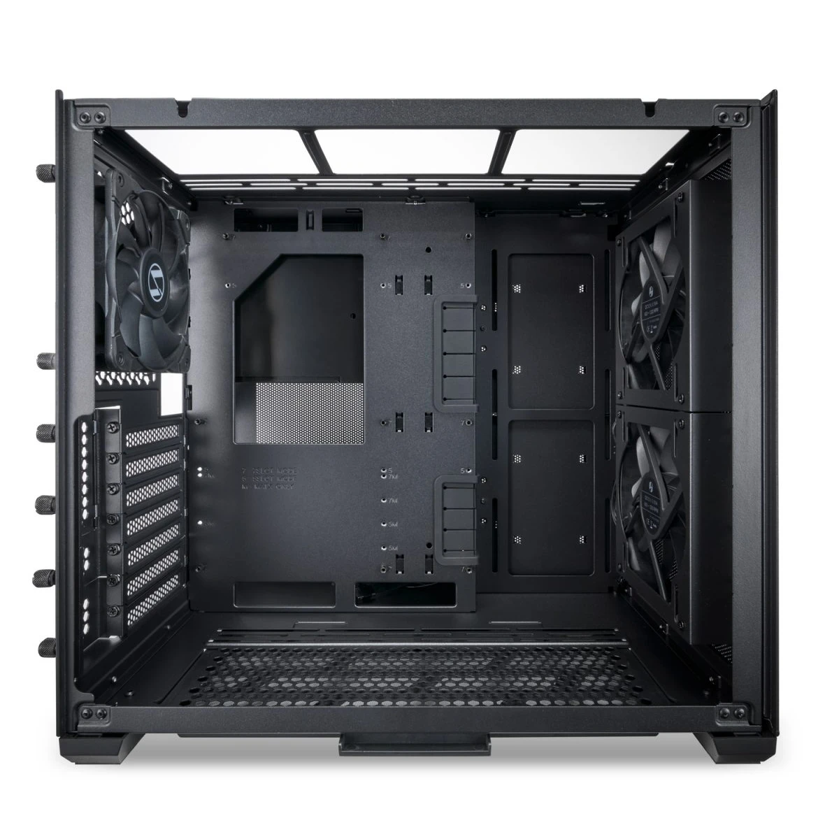 Lian Li O11 AIR MINI Black PC Case ATX / M-ATX with 3 standard Fans (front 120mmx2, rear 120mmx1) Me - Image 4