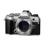 Olympus OM-5 body silver, BLS-50 Battery, Eyecup, USB-AC Adapter