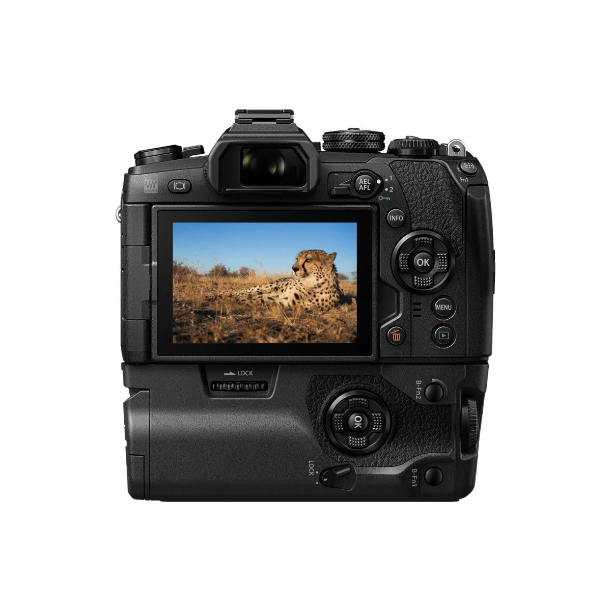 Olympus HLD-9 Power Battery Holder for E-M1 Mark II (for one BLH-1) / HLD-9 Power Battery Holder - Image 2