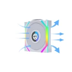 Lian Li UNIFAN SL Wireless LCD 120 -3PCS White (Triple pack include Controller) - Case Fan - Image 5