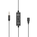 BOYA BY-M1S (M1 Smart) wired mic Universal Lavalier Microphone 3.5mm for phone, laptop, camera - Image 2
