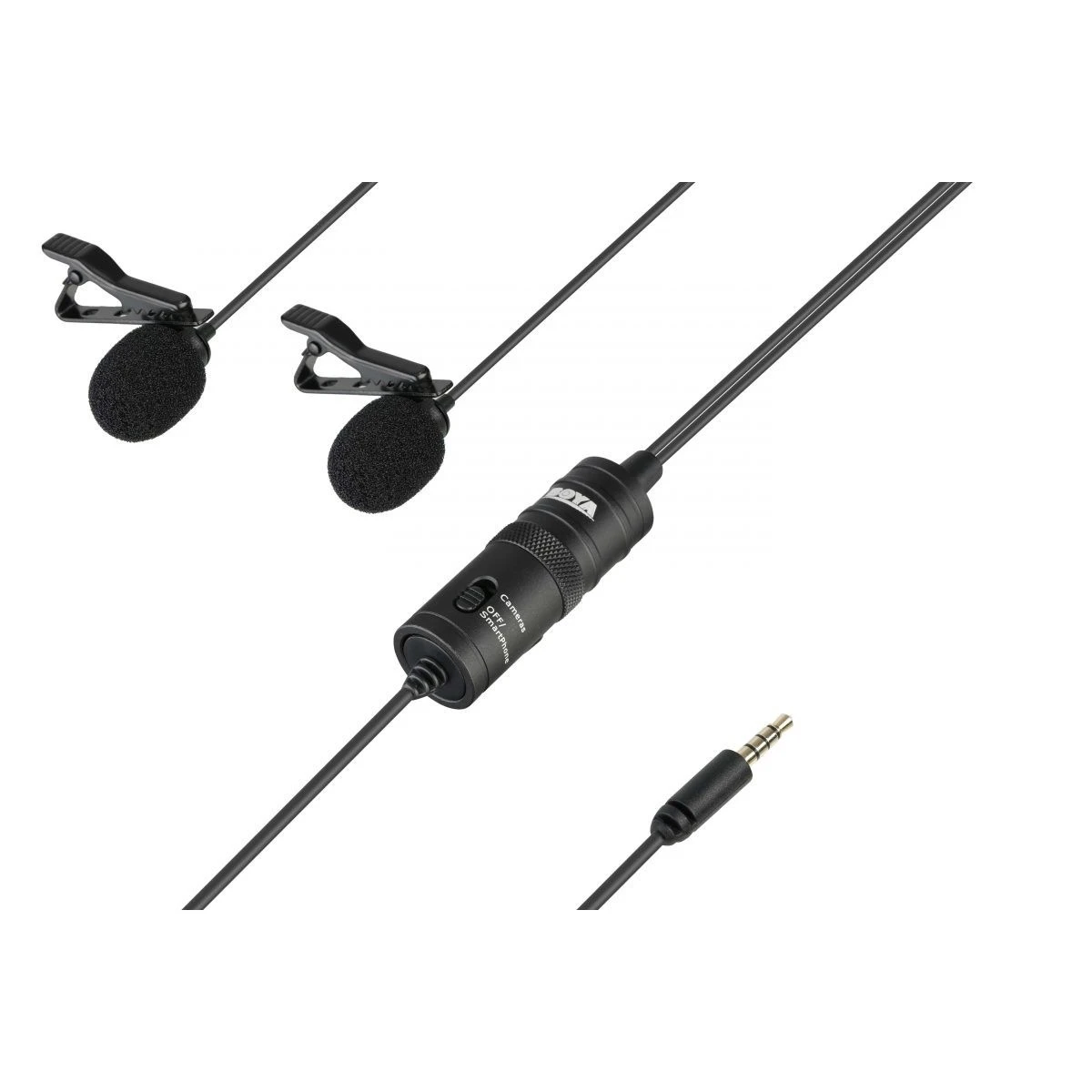BOYA BY-M1DM wired mic Dual Lavalier Microphone - Image 5