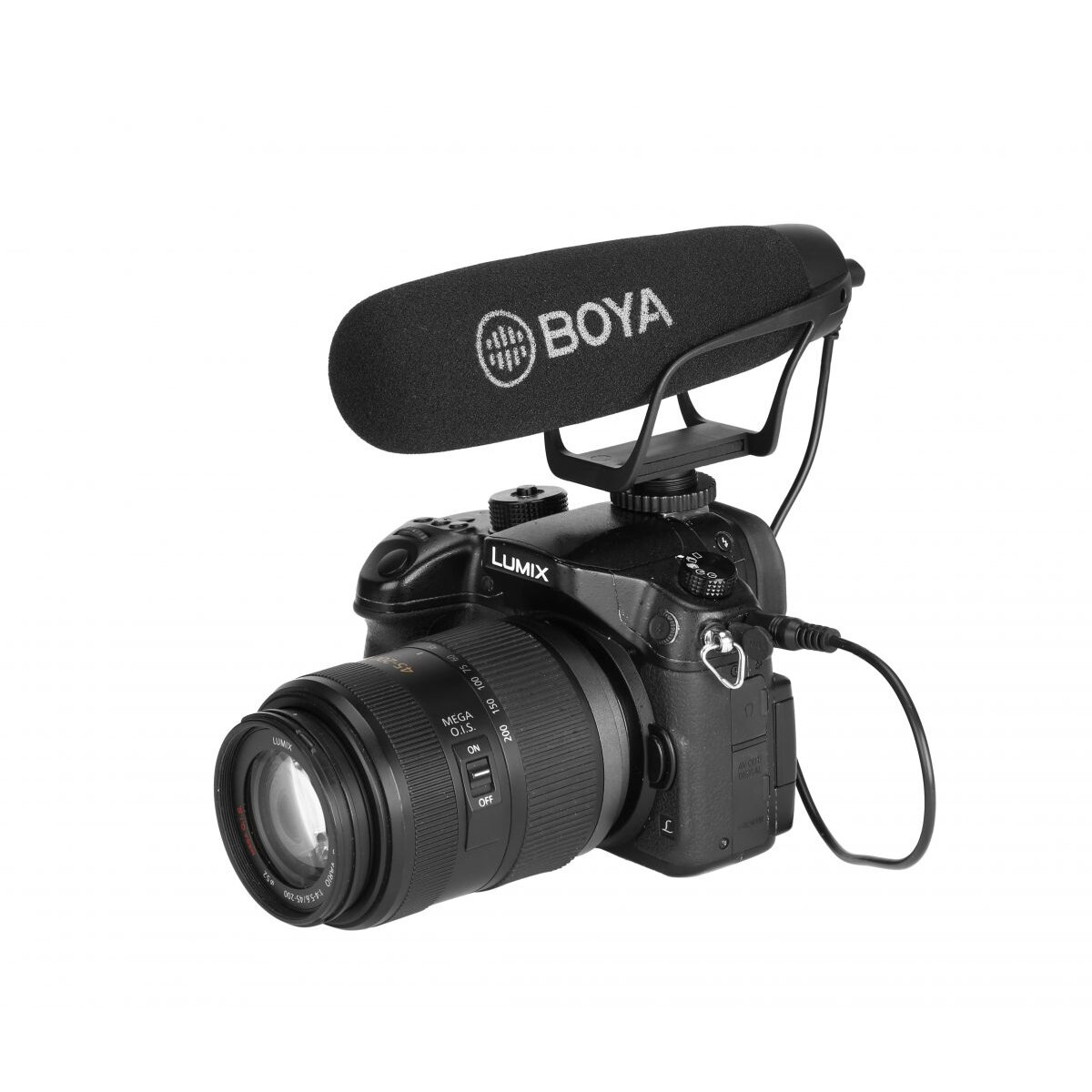 BOYA BY-BM2021 Compact Shotgun Mic Super Cardioid Video Shotgun Microphone for Cameras 3.5mm - Image 3