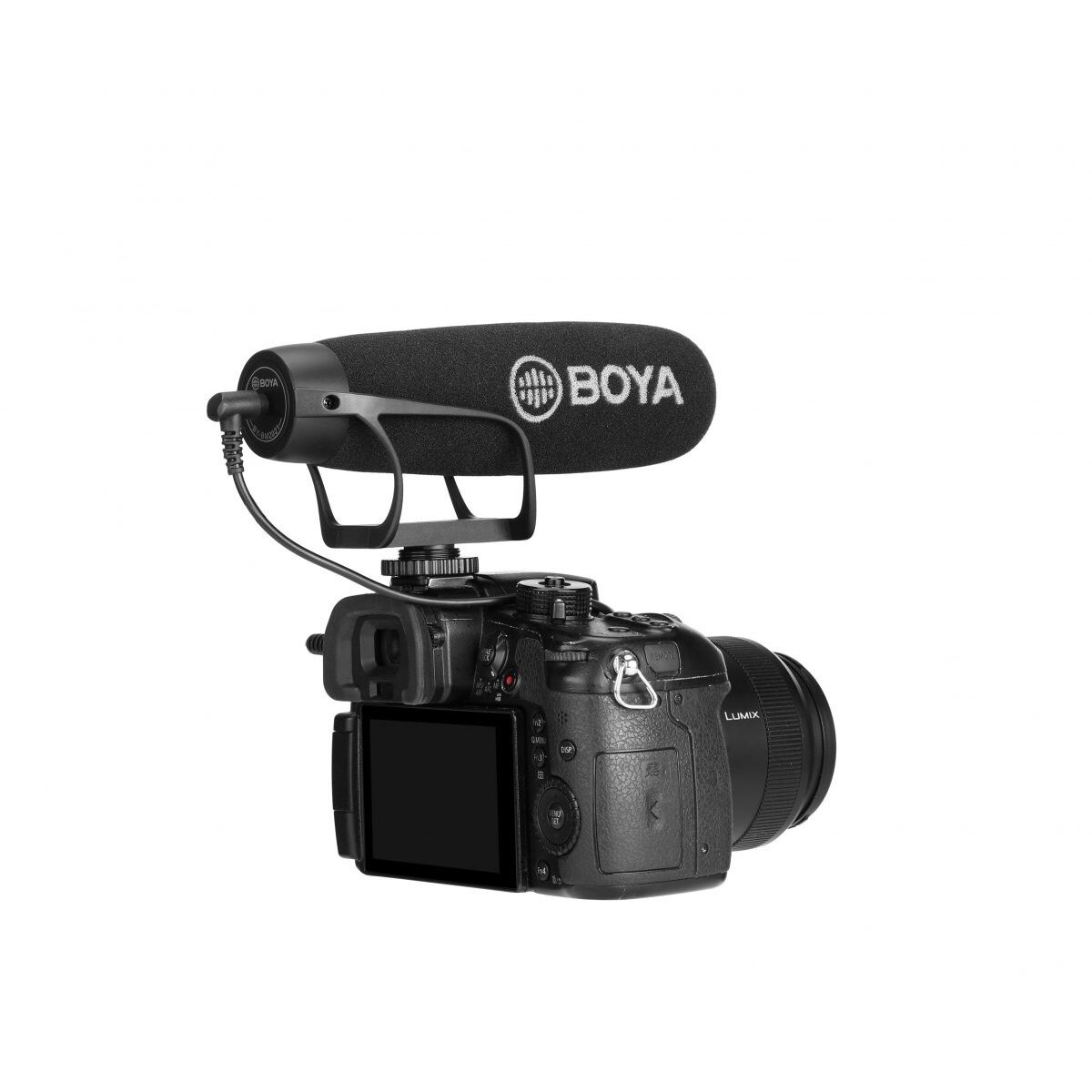 BOYA BY-BM2021 Compact Shotgun Mic Super Cardioid Video Shotgun Microphone for Cameras 3.5mm - Image 5
