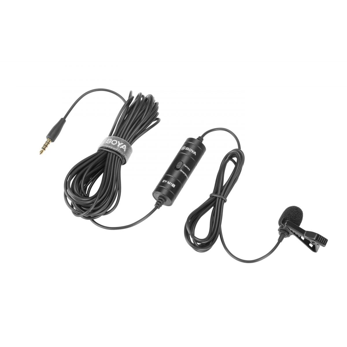BOYA BY-M1S (M1 Smart) wired mic Universal Lavalier Microphone 3.5mm for phone, laptop, camera - Image 3