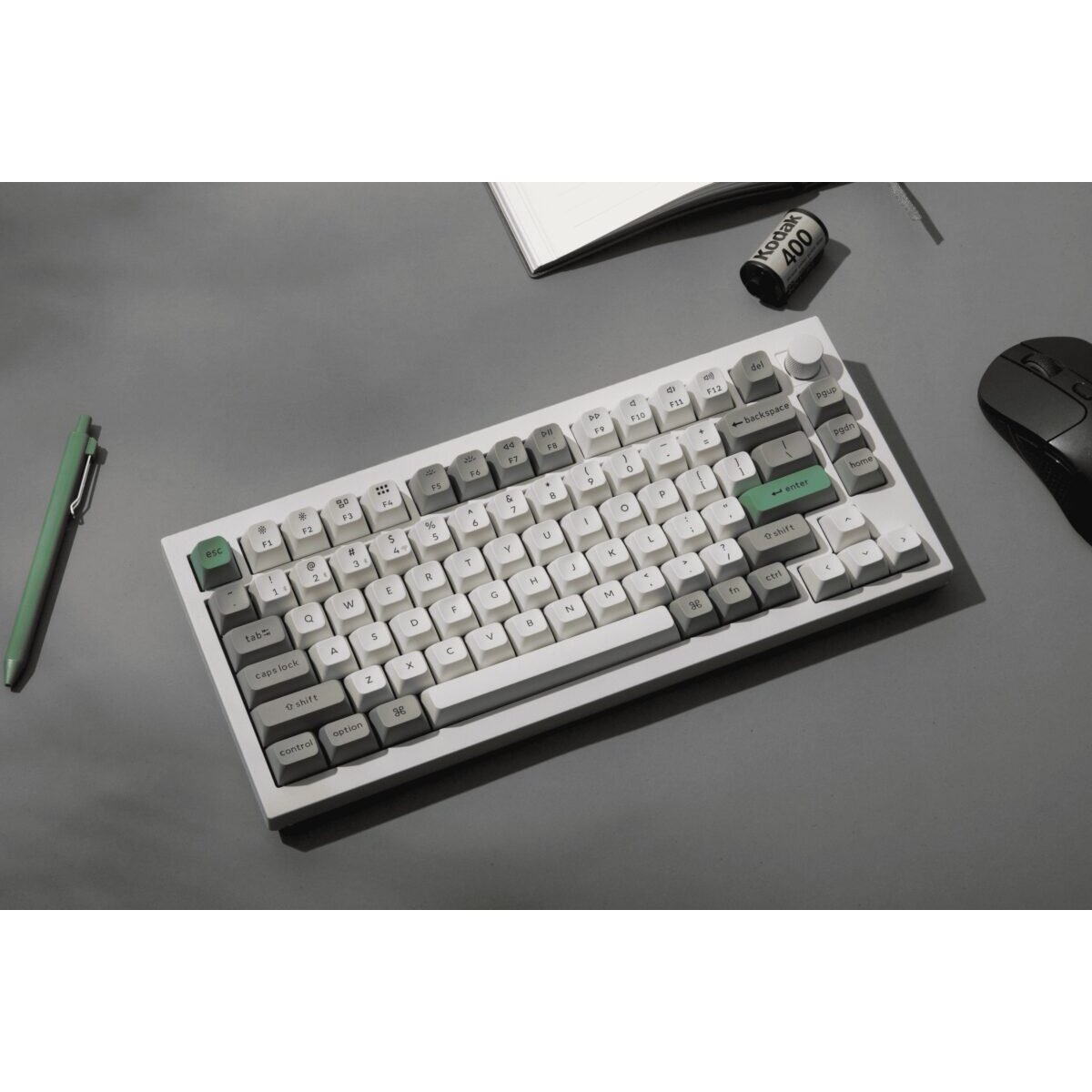 Keychron Q1 Max (Q1M-P1) QMK/VIA Wireless Custom Mechanical Keyboard-Red Switch-Shell White 75% US - Image 5