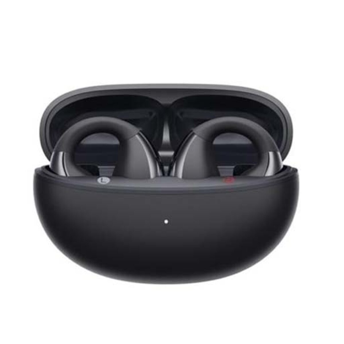 QCY Crossky C30 Black Open Ear TPU Earclip, Bass Enhance Algo. BT 5.4 Dual Connection Earbuds 25h - Image 2