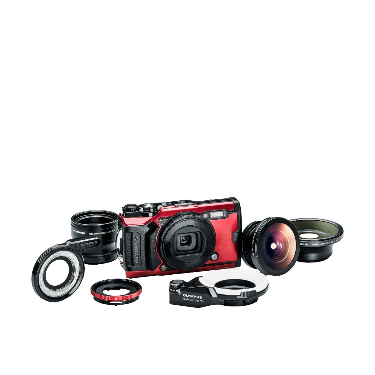 Olympus TG-6 Red Tough Camera - Image 2