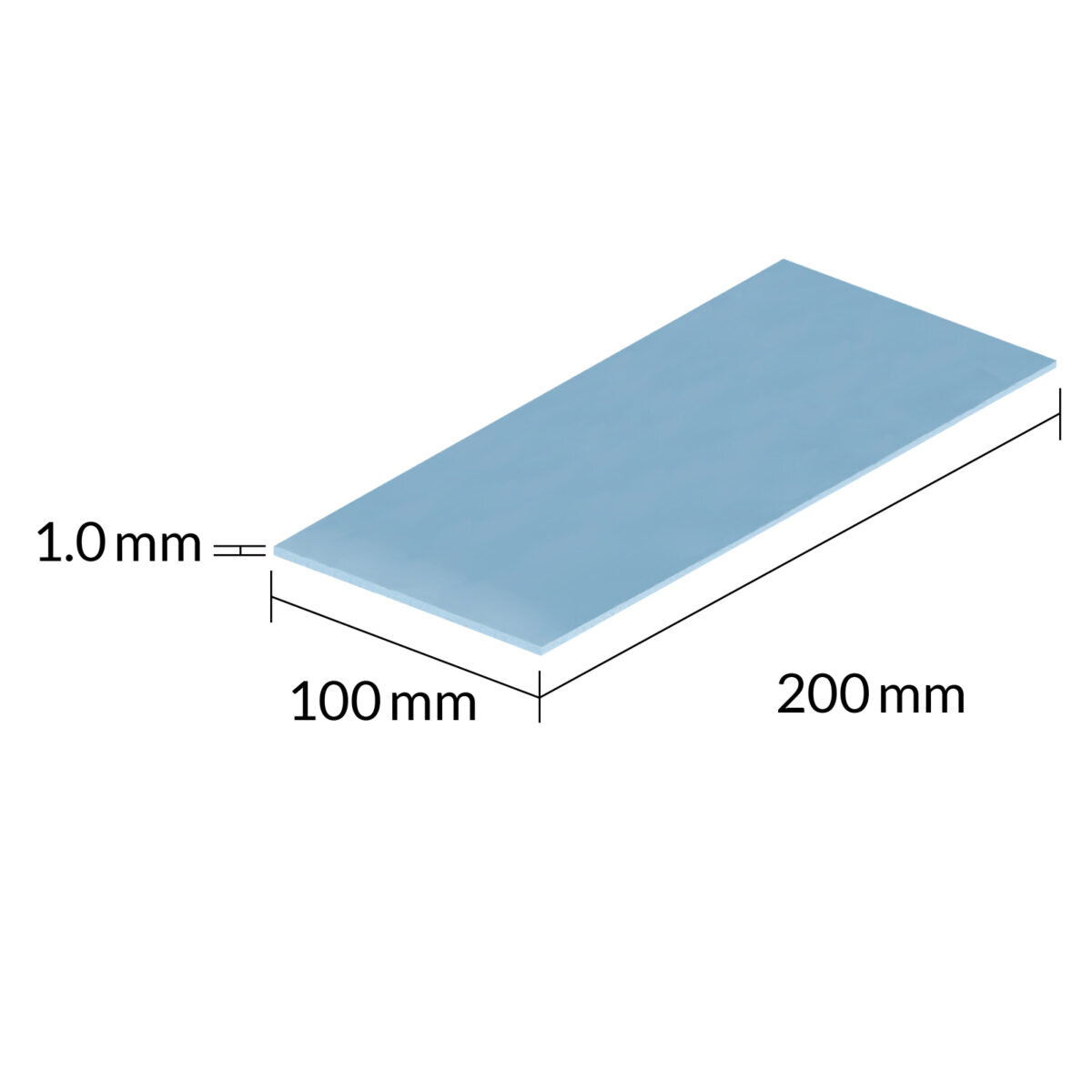 ARCTIC TP-3 200x100mm, 1.0mm - 2 Pack Premium Performance Thermal Pad - Image 2